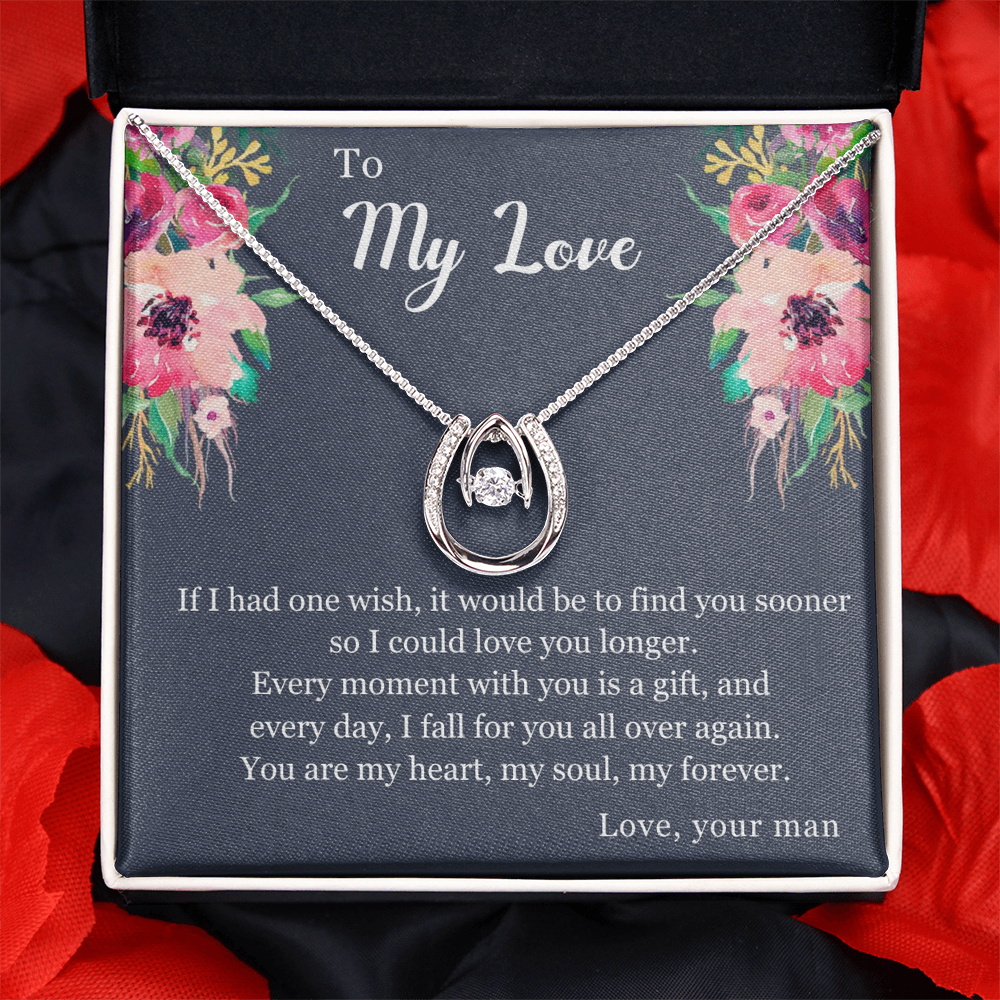 Destined Love Necklace | A Sparkling Symbol of Fate & Fortune