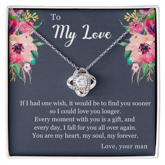 To My Love - Romantic Necklace Gift for Her