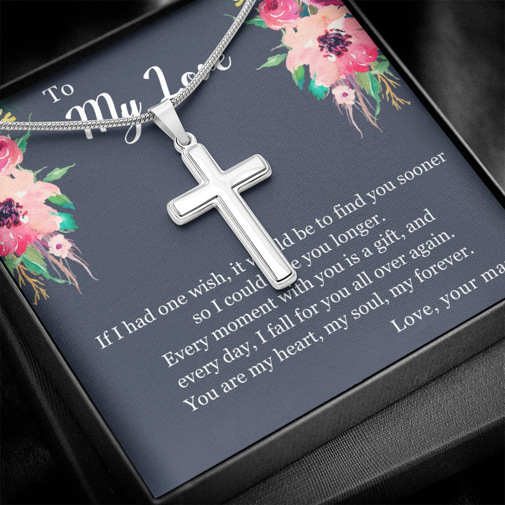 Timeless Stainless Steel Cross Necklace | Meaningful Gift for Him & Her