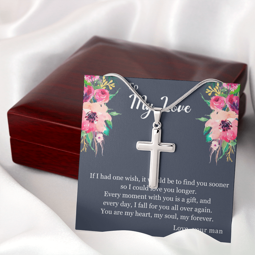 Timeless Stainless Steel Cross Necklace | Meaningful Gift for Him & Her